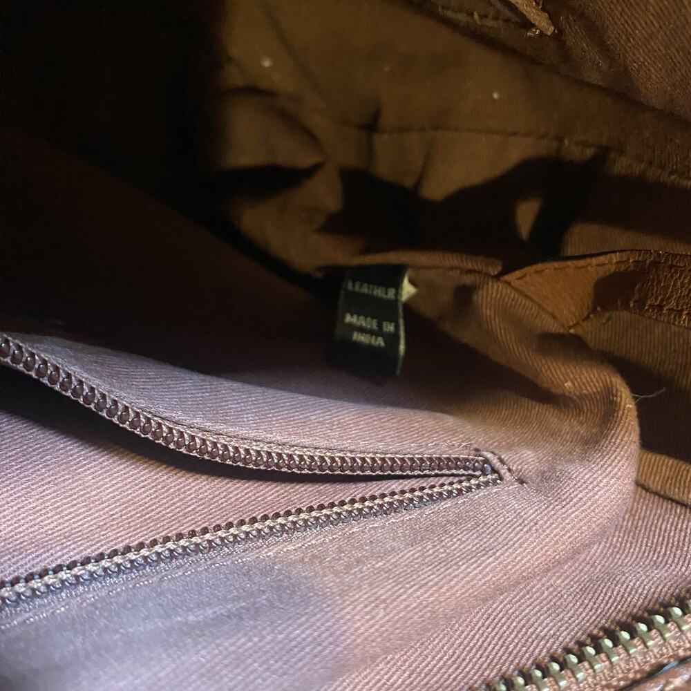 FRYE Olivia Large Leather Crossbody Shoulder Bag in Cognac-Originally $378 - Picture 14 of 14